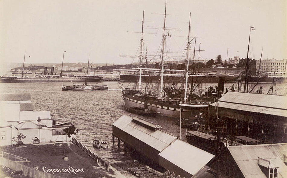 North Sydney Ferry Wharf, photographs by unknown artist, 1900,
